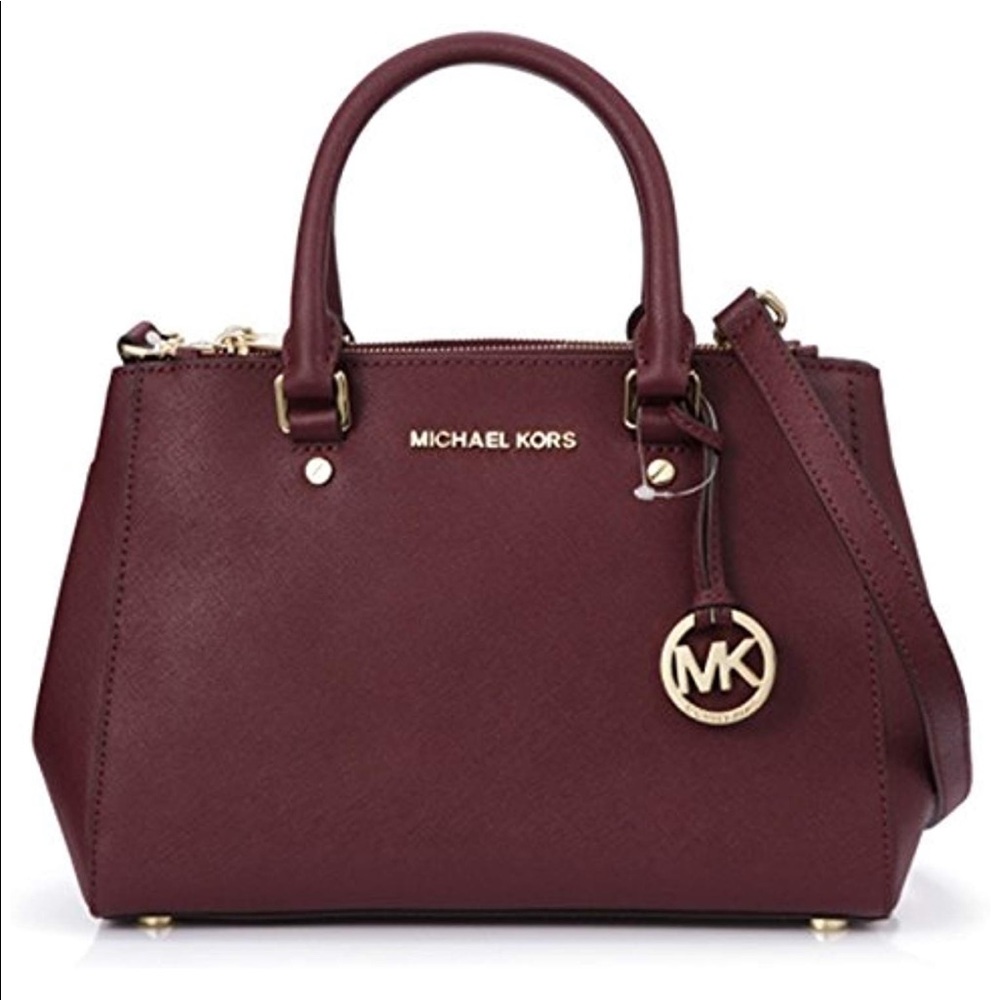 Markdown NWOT MICHAEL KORS Sutton small Merlot
